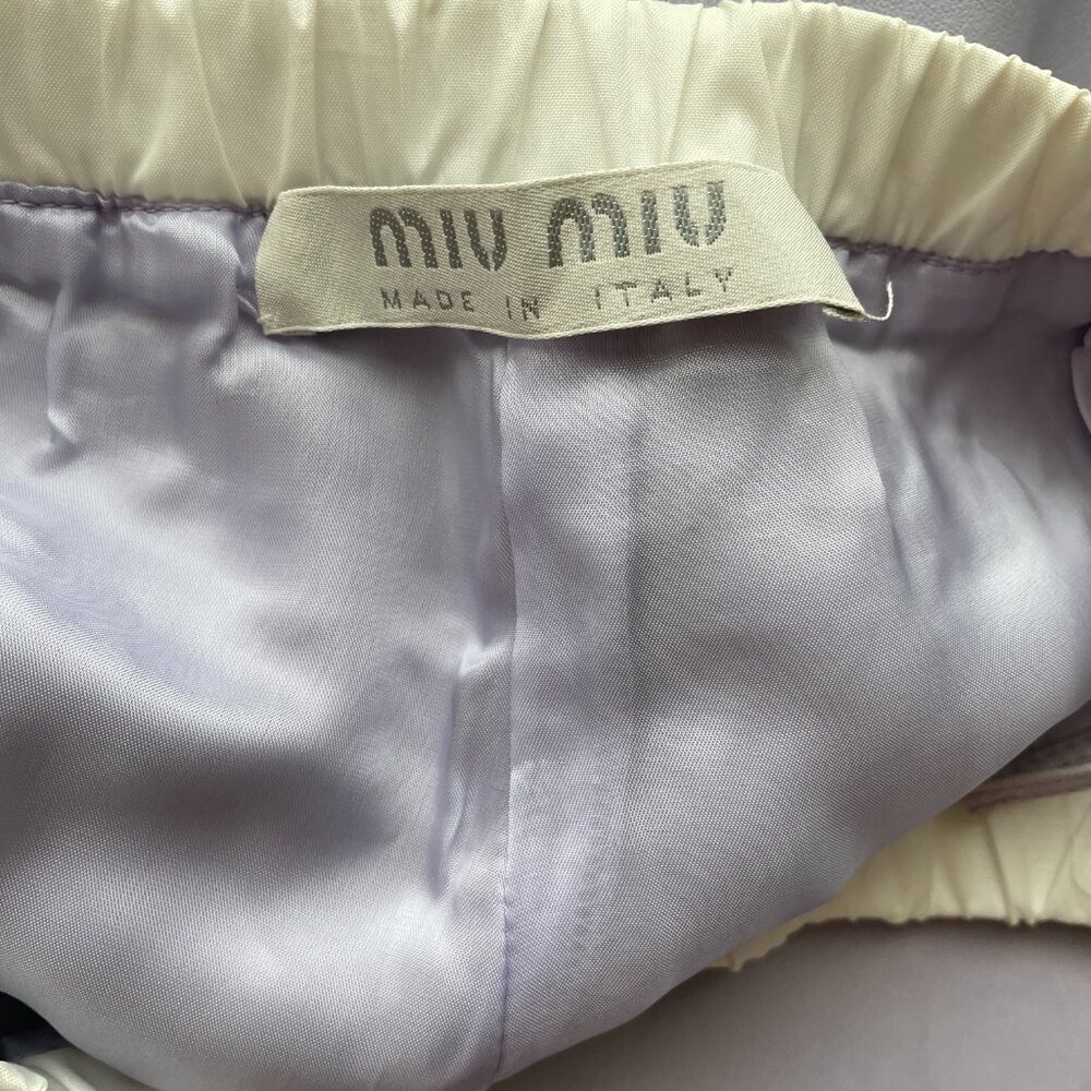 Miu Miu Leather Women's Pants View 4